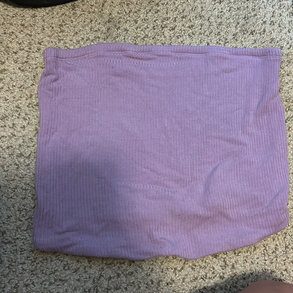 purple tube top